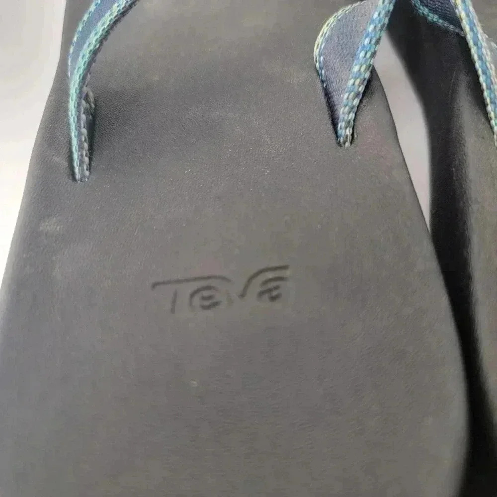 Teva Azure Flip Flop Sandals - 10 - Picture 9 of 10